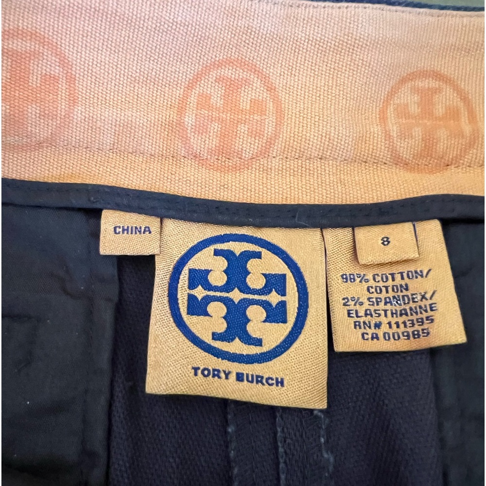 Tory Burch brown trouser flare leg pants. Size 8 - Picture 9 of 11